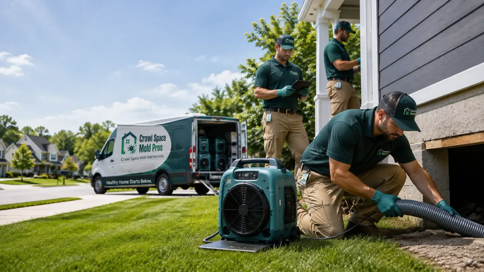 Crawl Space Mold Removal in Stuart, VA